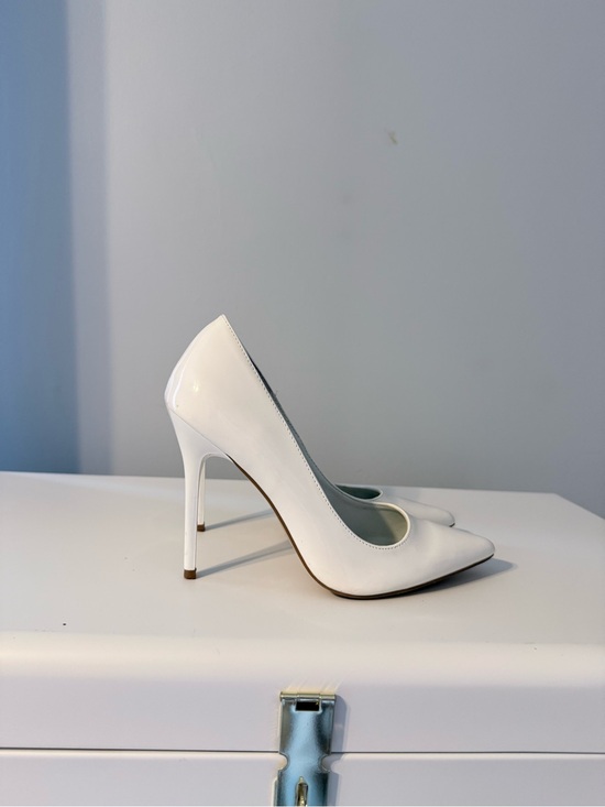 Madden Girl Shoes - Madden Girl White Patent Pointed-Toe Stiletto Pump